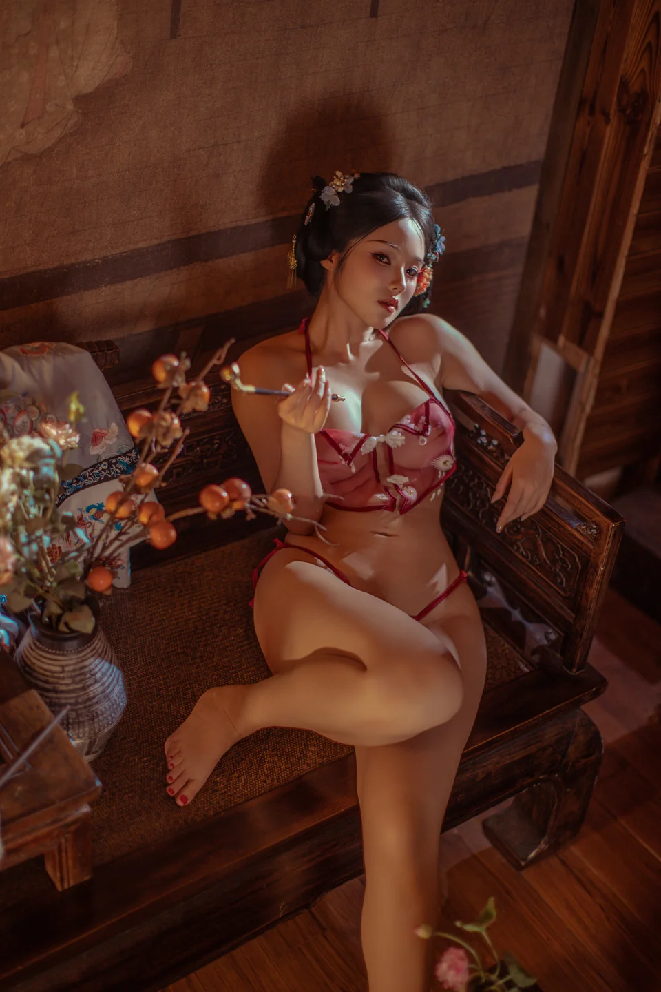 钛合金TiTi - 胭脂扣 [108P,2V-1.07GB] tg@simisebaisi 【丝足阁】046.webp